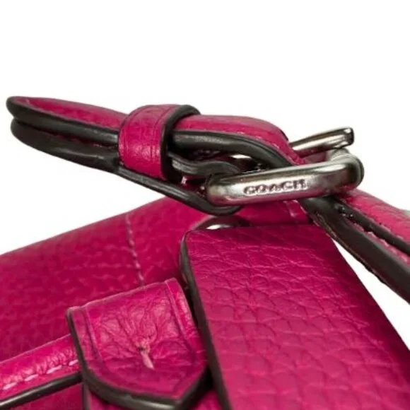 Coach Amelia Backpack Fuchsia Convertible Crossbody NWOT - Picture 10 of 14